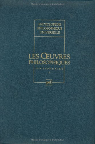 Les oeuvres philosophiques, dictionnaire, tome 2