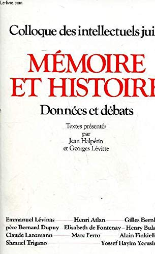 Mémoire et histoire