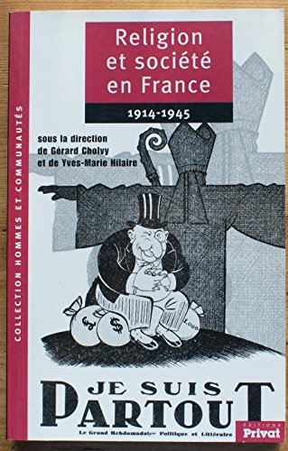 Religion et société en France 1914-1945