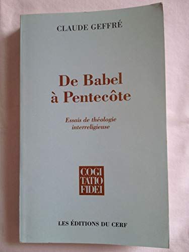 De Babel à Pentecôte