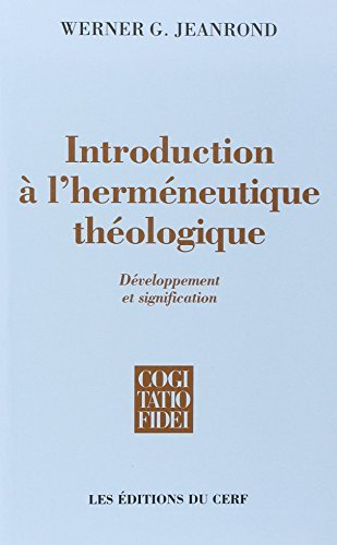 Introduction a l'hermeneutique theologique