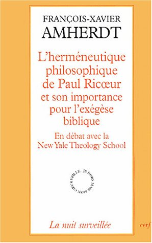L'herméneutique philosophique de Paul Ricoeur