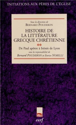 Histoire de la littérature grecque chrétienne, tome 2