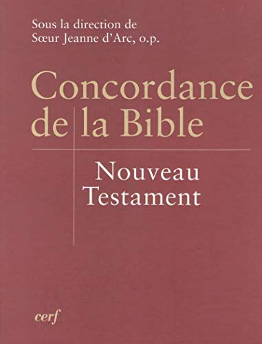 Concordance de la Bible. Nouveau Testament