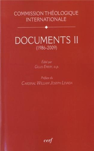 Comission théologique internationale : Documents II, tome 2 (1969-1985)