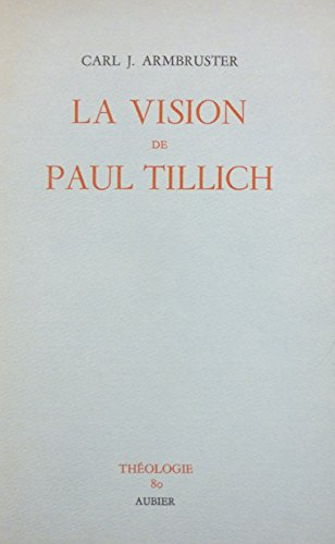La vision de Paul Tillich