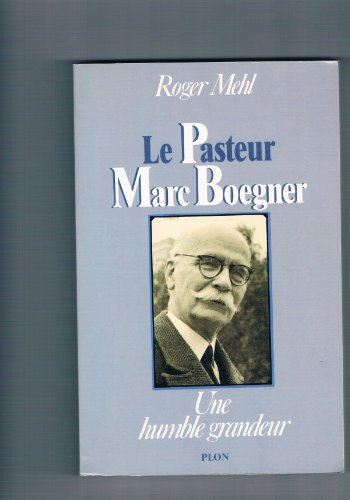Le pasteur Marc Boegner