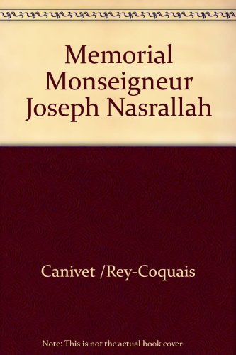 Mémorial monseigneur Joseph Nasrallah