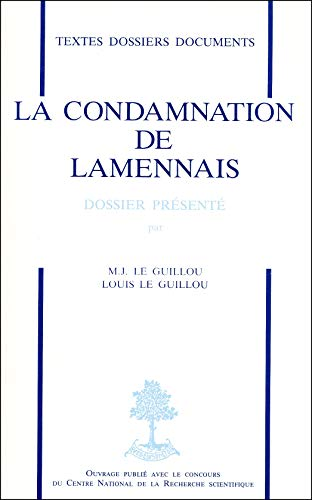 La condamnation de Lamennais