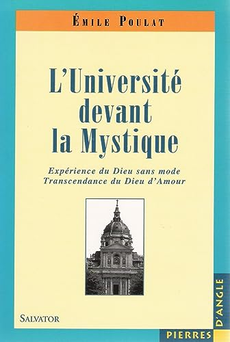 L' Université devant la mystique