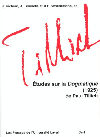 Etudes sur la dogmatique (1925) de Paul Tillich