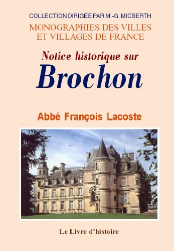 Notice historique sur Brochon