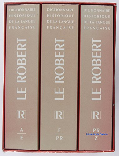 Dictionnaire historique de la langue française, tome 2