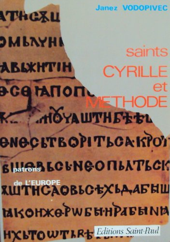 Saints Cyrille et Méthode, patrons de l'Europe