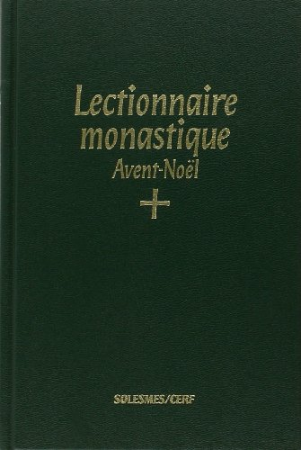 Lectionnaire monastique de l'office divin (Carême)