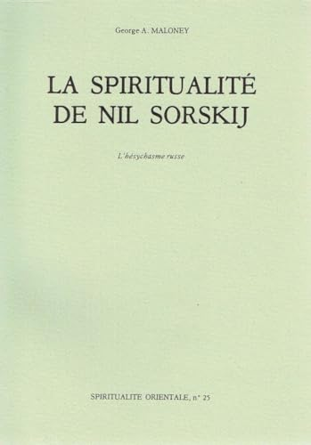 La spiritualité de Nil Sorskij
