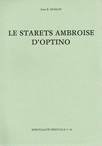 Le Starets Ambroise d'Optino