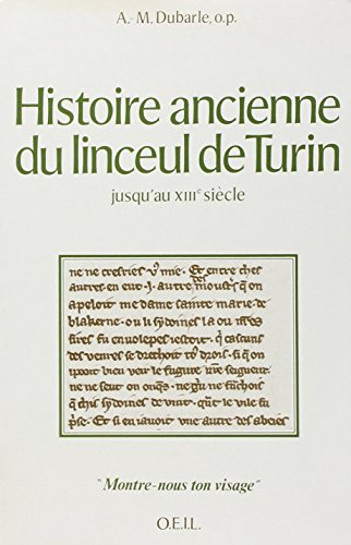 Histoire ancienne du linceul de Turin jusqu'au XIIIe siècle