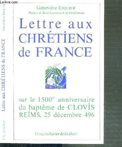 Lettre aux chrétiens de France